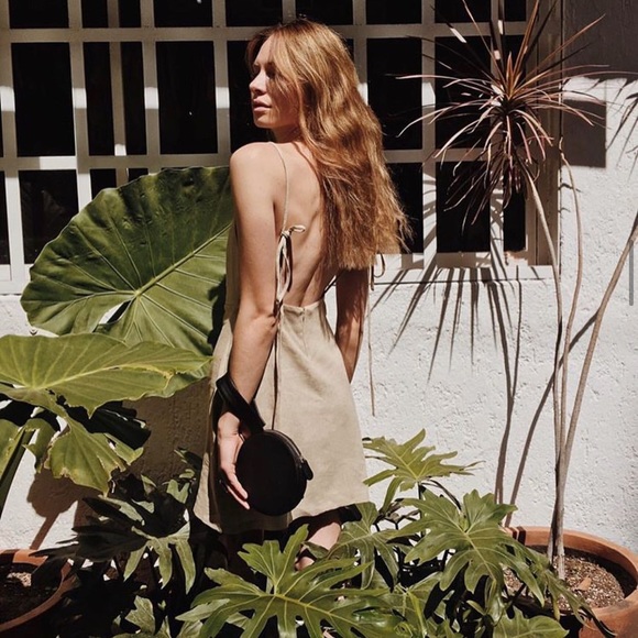 REF Linen Flora Dress, Black - Picture 10 of 12